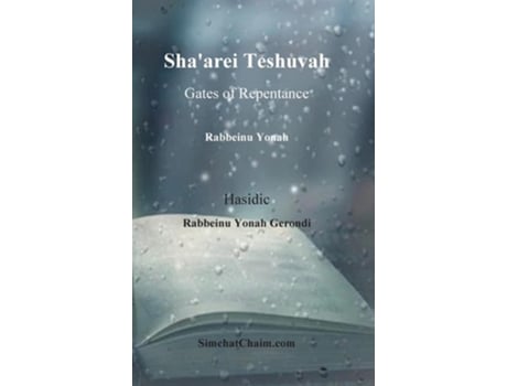 Livro Shaarei Teshuvah - Gates of Repentance Rabbeinu Yonah de Hasidic Rabbeinu Yonah Gerondi (Inglês - Capa Dura)