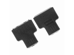 Adaptador De Cabo Ethernet Com Conector Fêmea Rj45 (1 Entrada E 2 Saídas) Para Lan, Extensor E Divisor De Cabo De Internet. Aquaforge (2 Unidades)