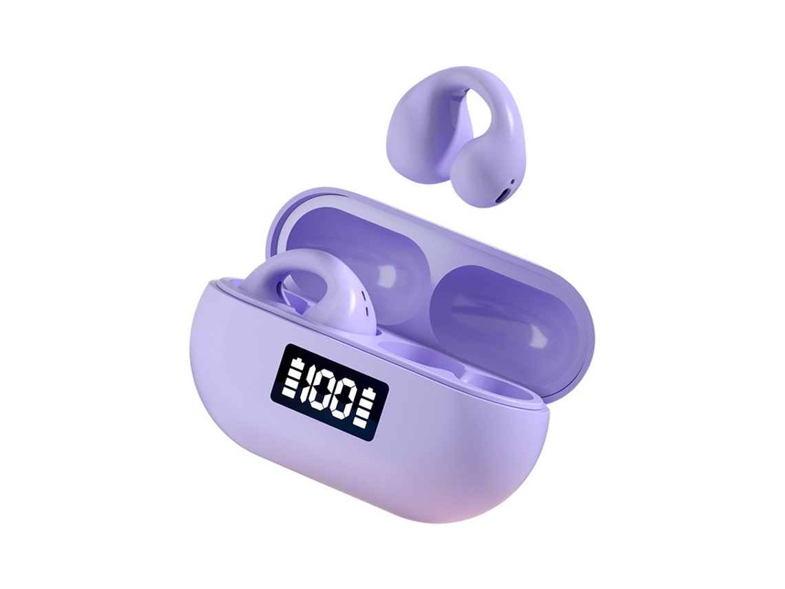 Auriculares Visor Digital Longa True Wireless Bluetooth Roxo
