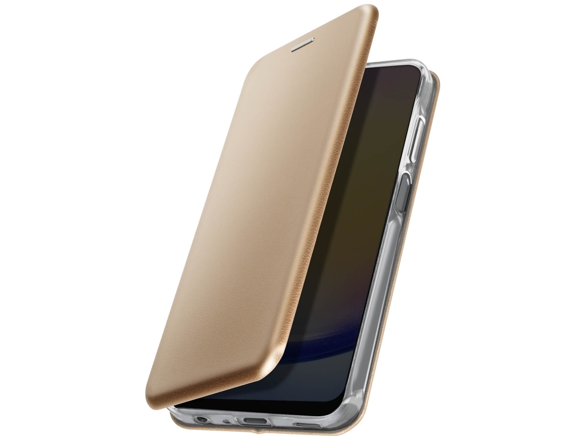 Capa Fólio Aba Para Samsung Yemaesre Dourado