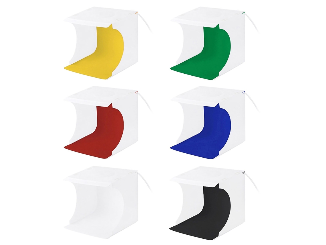 2026 caja de Luz Estudio Portátil 20cm Con 3 Temperaturas Led Ajustable para Fotografía
