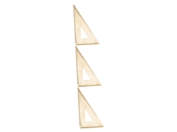 Régua Triangular De 3 Unidades, Régua Triangular Métrica, Material