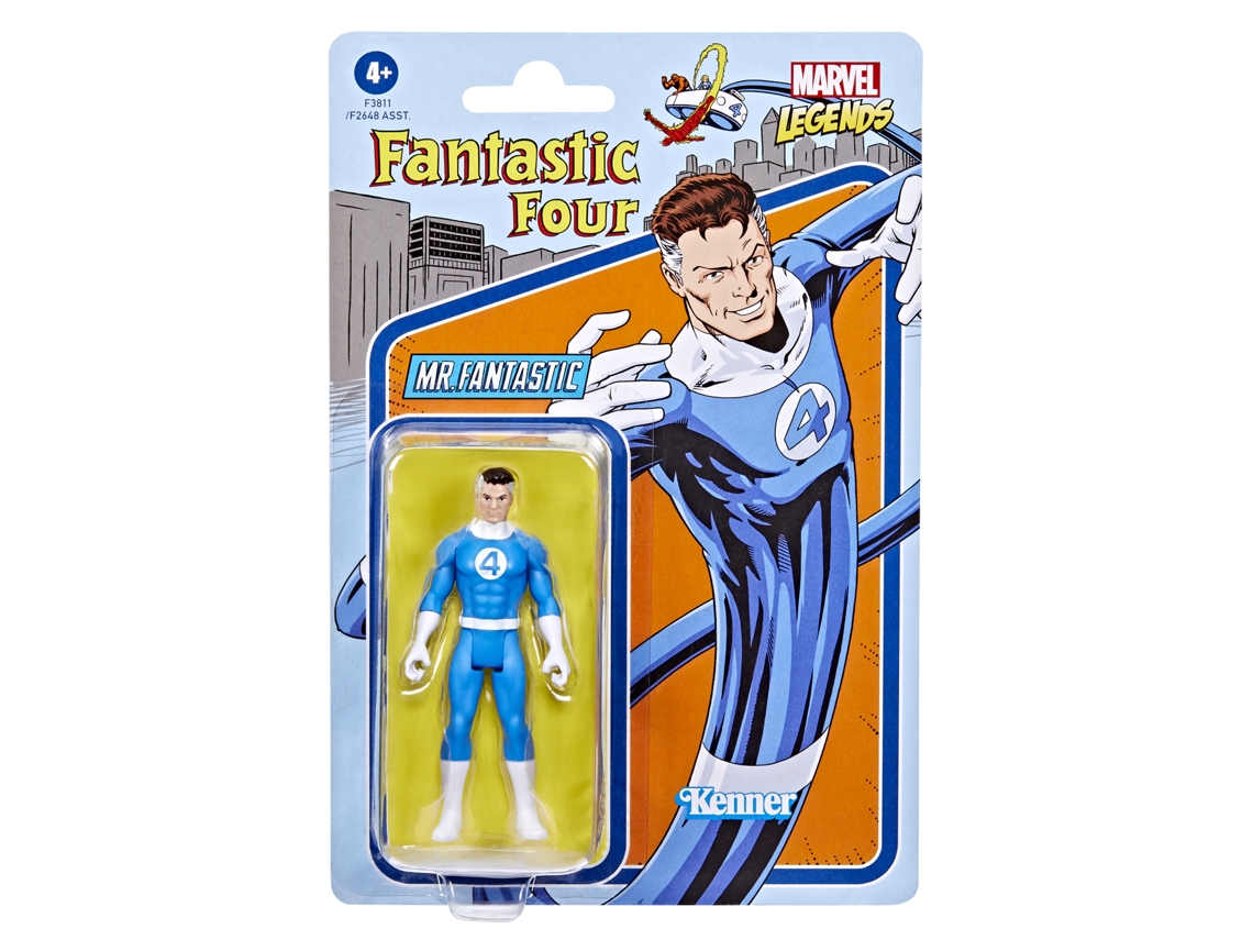 Figura de Ação MARVEL CLASSIC Hasbro Legends Retro 375 Mr. Fantastic