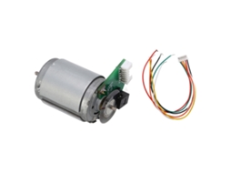 Motor Dc 385 Com Encoder Fotoelétrico 96 Linhas Fase Ab Motor De Iman Permanente Cc12v