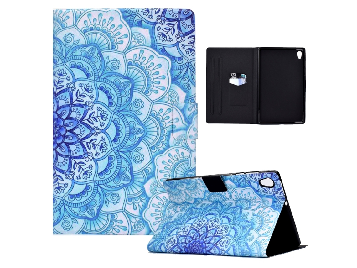 Capa Protetora Halinuia Para Lenovo Tab M10 Hd 2nd X306x Estojo Tpu‑couro Com Relevo