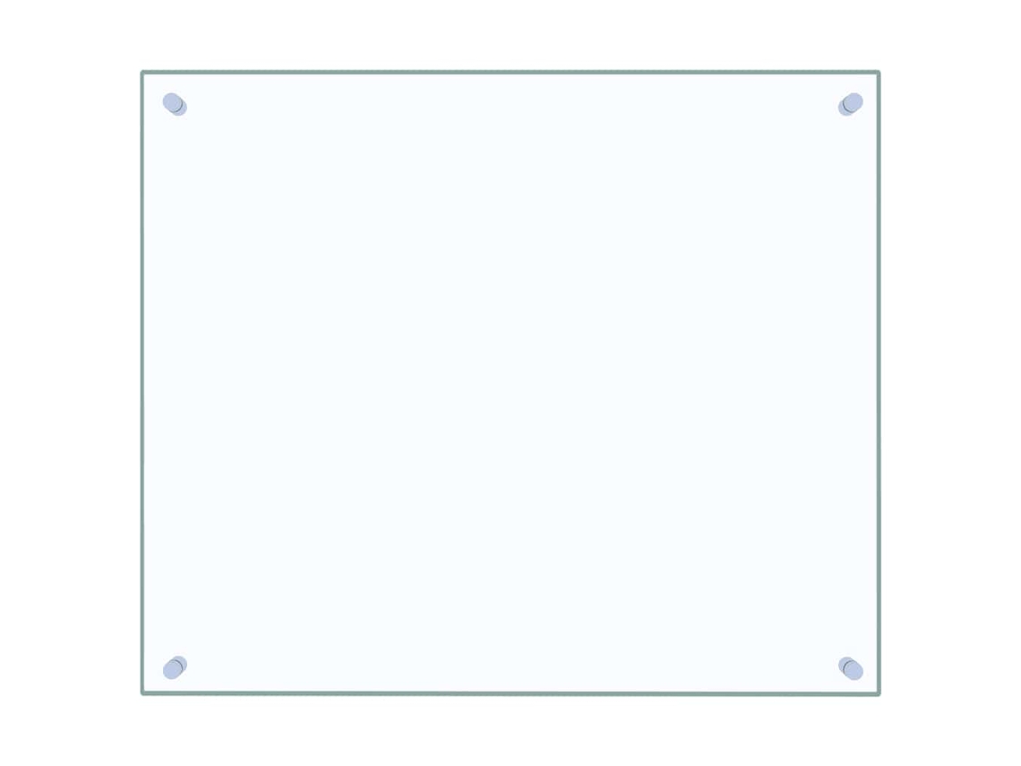 Kitchen Backsplash, Kitchen Backsplashes Vidaxl Transparente Vidro (70 X 60 X 0.6 Cm)