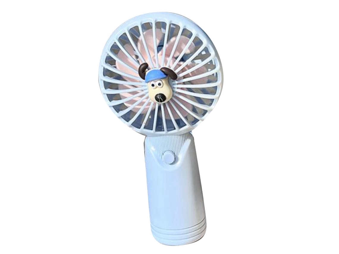 Ventilador Usb Portátil Silencioso Cartoon Azul