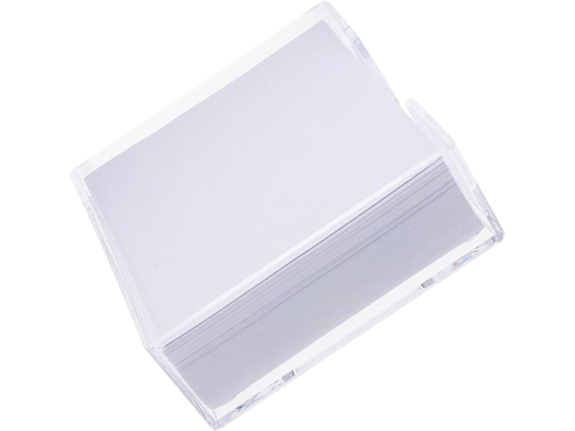 Bloco-notas Autocolantes Transparentes Lot Boîte Portable Pour Bureau École Maison Papier Lisse Para Notes Et