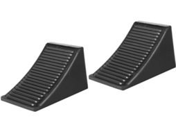 Conjunto De 2 Amortecedores De Borracha Reforçados Para Rodas De Veículos E Reboques - Acessório Para Estacionamento