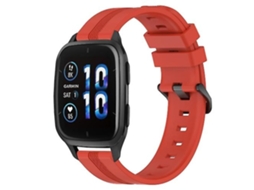 Lurelia Pulseira De Relógio Vermelha, Compatível Com Garmin Forerunner Sq2 Music 20 Mm