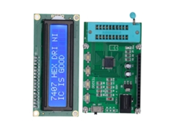 Testador de Circuito Integrado TES200, 7/12VDC, Display LED, para Séries 74 e 40 S/MARCA