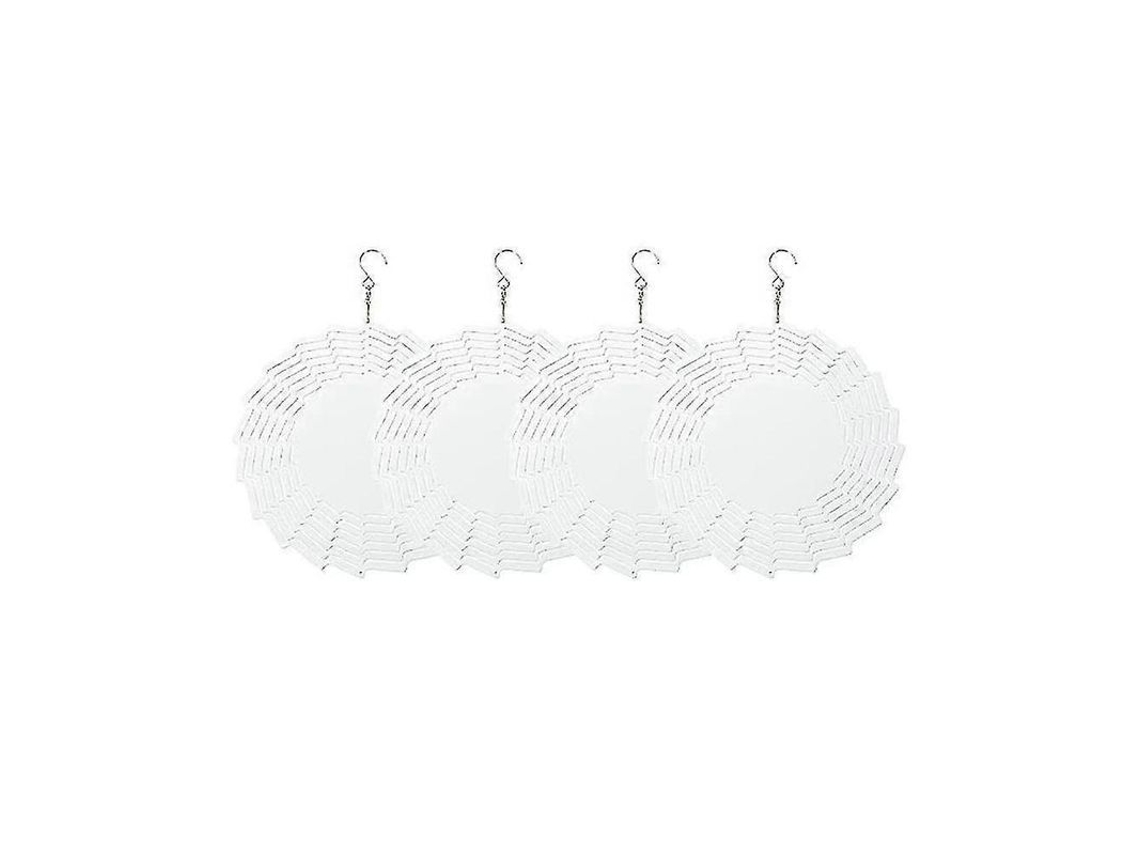 Lienzo Giratorio Para Sublimación, 4 Piezas De 10 Pulgadas, Doble Cara De Aluminio, Decoración Exterior E Interior Diy