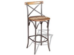 Bar Chair, Bar Chairs Vidaxl Multicolor Madeira