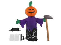 Decoração Inflável de Halloween 5ft com Luz LED IP44 para Jardim e Exterior