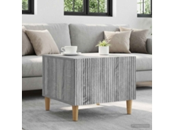 Vidaxl Mesa De Centro Com Gaveta Sonoma Cinzento 49 X 50 X 40 Cm