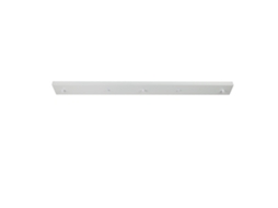 Placa De Teto Suspensa Para Lâmpada, Roseta Ou Régua Universal De Alumínio Branco 100 Cm Para 2 Ou 3 Lâmpadas Alpinaluz
