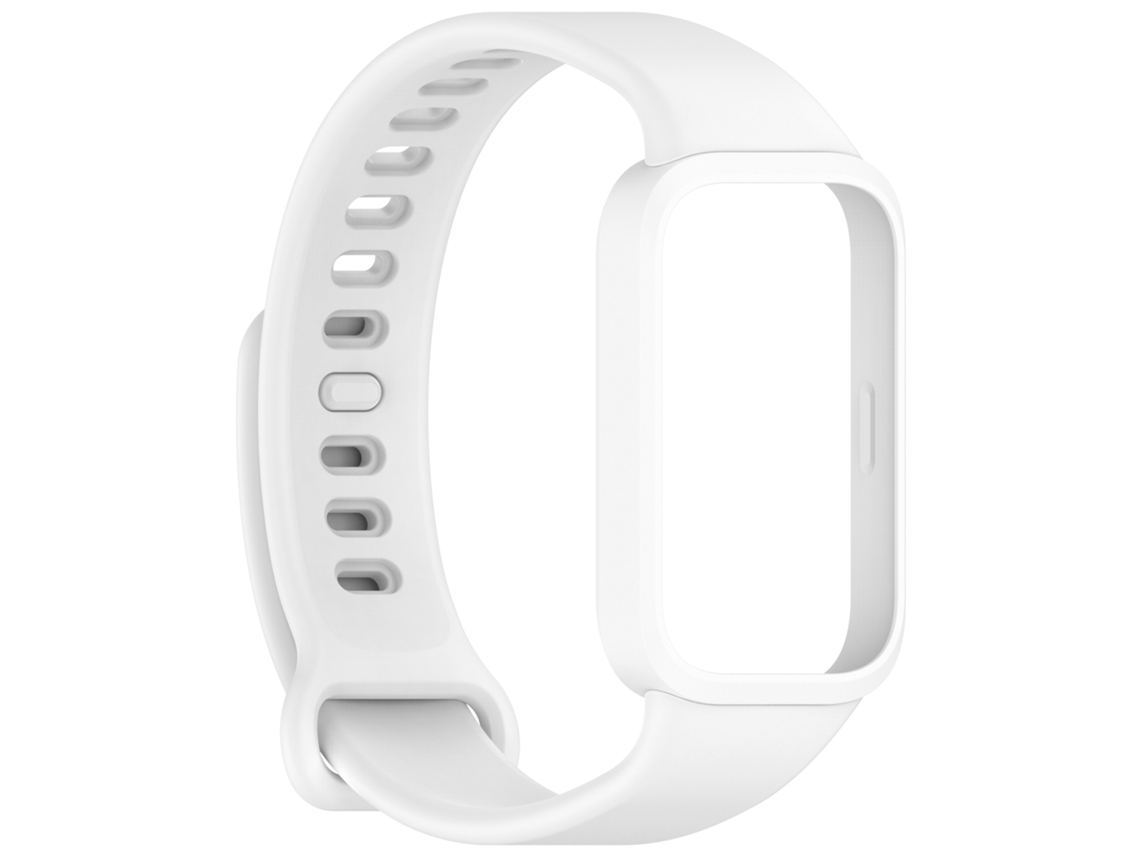 Pulseira Desportiva Macia e Respirável para Xiaomi Band 9 Active / Redmi Band 3 Branco HEXINYIGJLY
