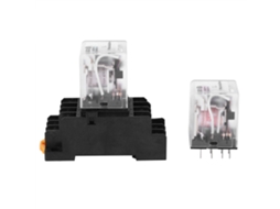 Relé Electromagnético Intermedio Pequeño Hh53p 24vdc 220vac 11 Pines Con Base My3nj