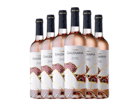 Vinho rosé PINORD Gaudiana Rosat Penedès Jovem (0.75 L - 6 Unidades)