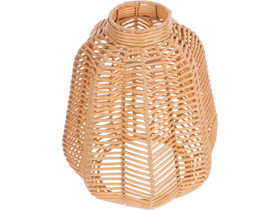 Lâmpada de Teto Suspensa em Imitação de Rattan Trançado para Substituição. SFUSHOS