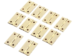 Dobradiças Giratórias Ocultas Para Portas, 10 Peças, 4 Furos, Para Caixa De Joias, Dobradiça Decorativa De Madeira, 35x