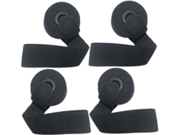Topbathy Fitness Door Cinta De Resistência Para Exercícios E 4 Faixas Elásticas Com Almofada Grossa Pvc Treino