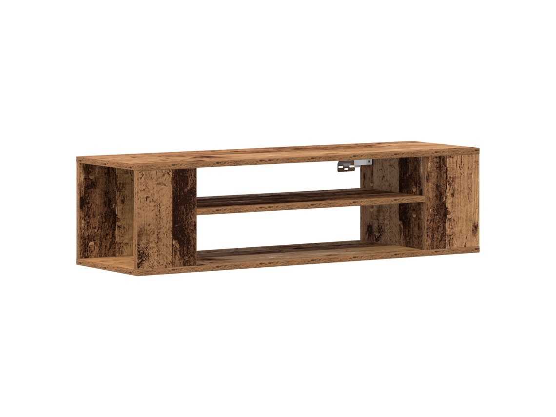 Conjunto 1 Baú De Armazenamento Vidaxl Castanho Derivados De Madeira (100 X 30 X 26,5 Cm)