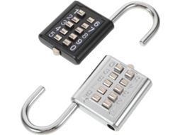 Wooneky Conjunto De 2-cadeados Combinação Com Senha Para Bagagem, Cadeados Pequenos De Viagem Com Número Para Mala E