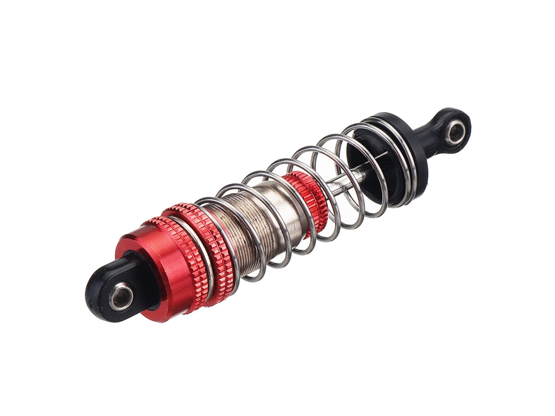 1 Amortecedor Traseiro em Metal Wltoys 144001 144010 1/14 4wd Peças para Modelos de Veículos Rc de Corrida de Alta Velocidade 1316 MDUG