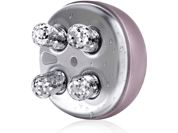 Massageador Facial Com Rodas Ems Para Tonificar, Levantar Pele E Remover Rugas