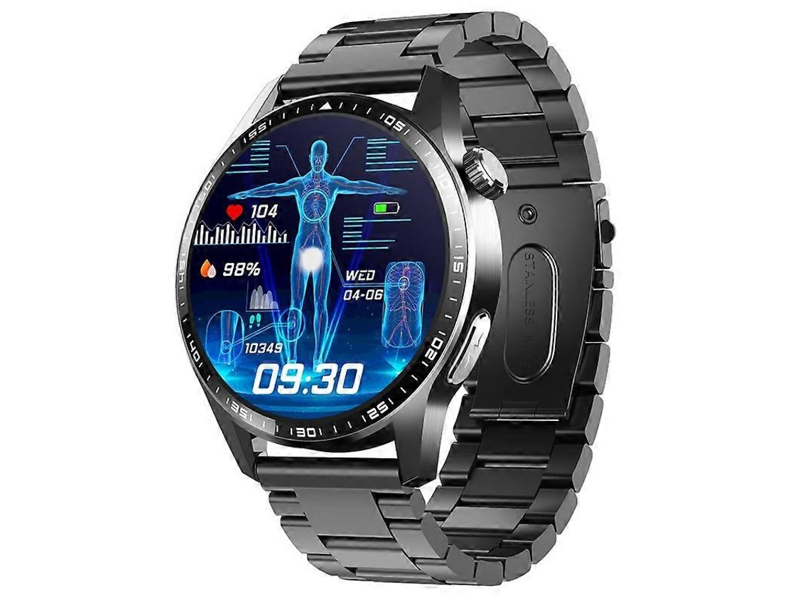 Smartwatch F400 com tela de 1,55 polegadas, suporta ECG, medição de oxigênio no sangue, glicemia e mais de 150 modos esportivos. Ly Ebike