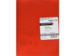 Pasta Classificadora Grafoplas Multiline Maxiplas Vermelho A4 50 Capas