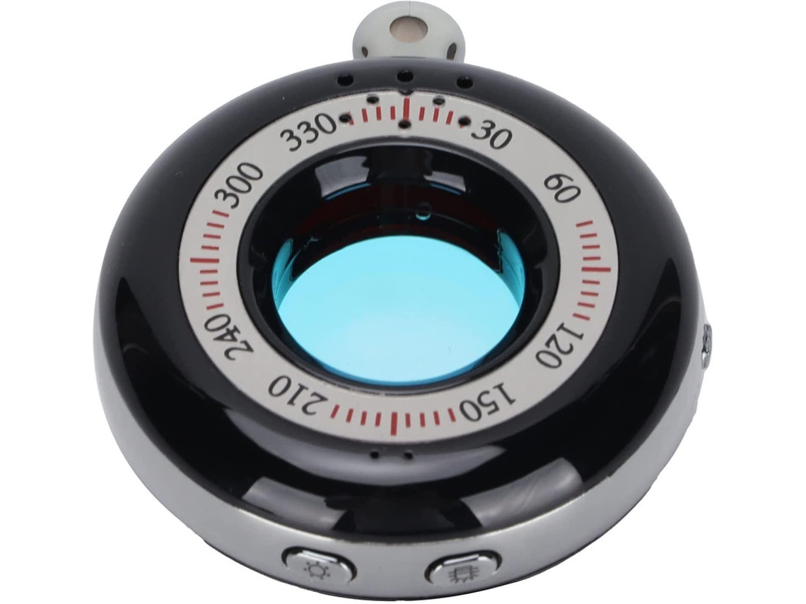 Detector de insetos Detecta Câmeras ocultas, insetos. Mini alarme RF Anti Esp Com. Anti Furto, Proteção Pessoal. Yizhood (preto)