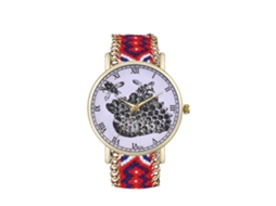 Relógio de Pulso de Quartzo com Pulseira de Lã Simples e Fashion T13 fg (4)