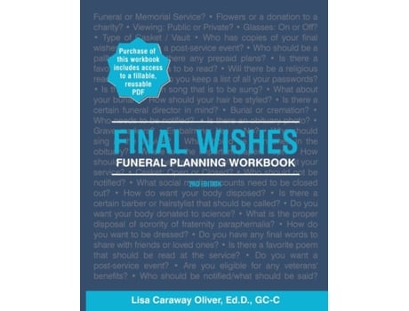 Livro Final Wishes: A Workbook for Planning a Funeral GC-C, Lisa Caraway Oliver EdD (Inglês)
