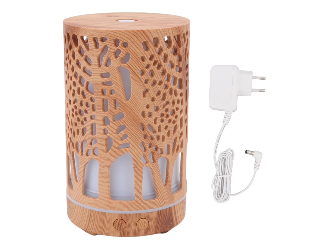 Difusor de Óleo Essencial 200ml com Aromas Madeira e Led LAXISCREED
