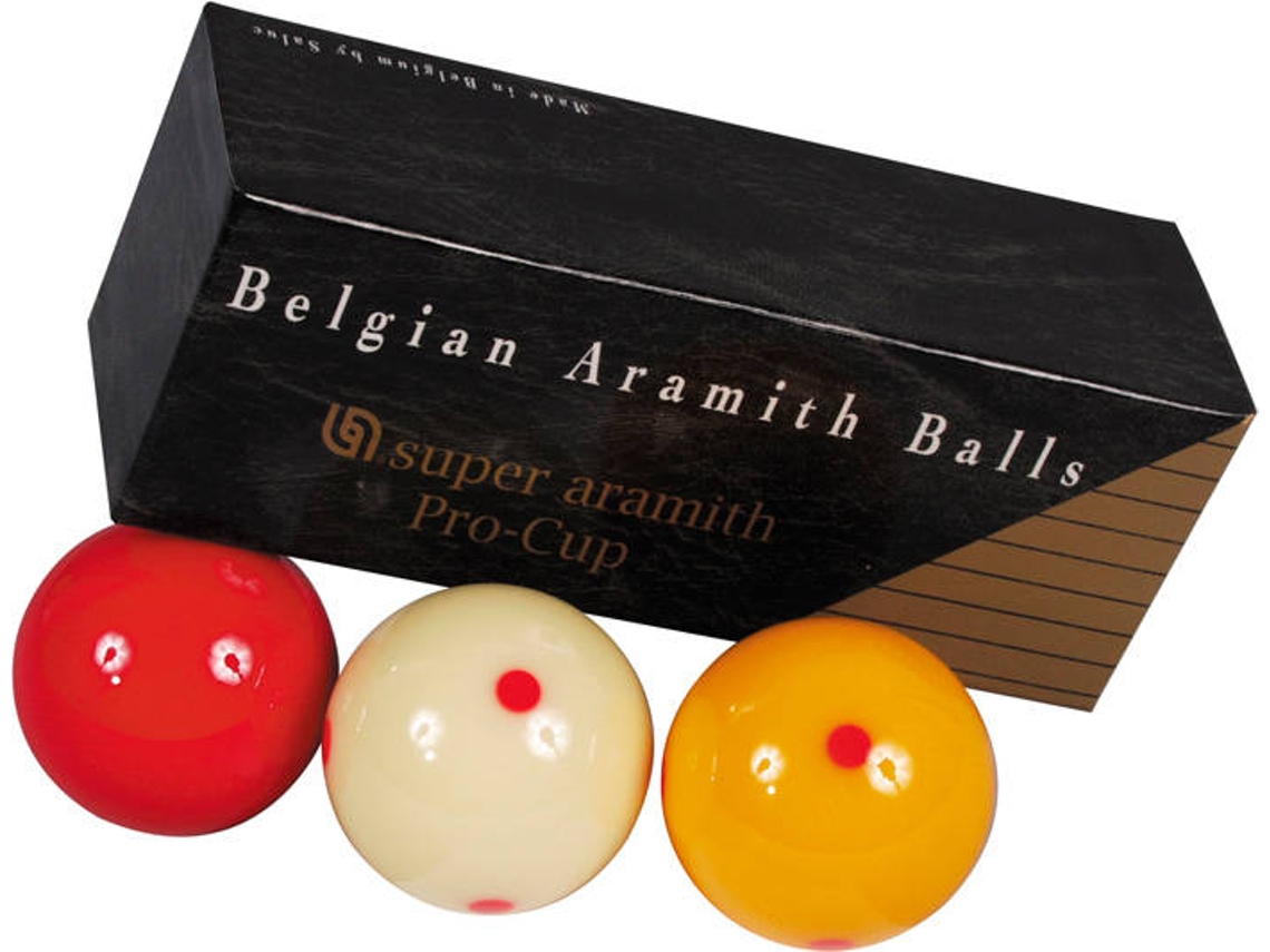 Conjunto de Bolas Carom Super ARAMITH Pro Cup 61,5 Mm
