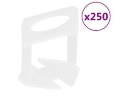Vidaxl Niveladores De Ladrilhos 250 Pcs 1 Mm