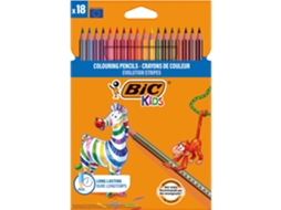 Lápis De Cor Kids Evolution Stripes Bic