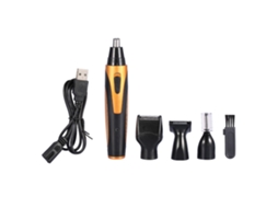 2026 4 em 1 Recargable Cortapelos Nariz Ouvido Sobrancelhas Barba Cortador Elétrico Kit de Afeitado para Homens