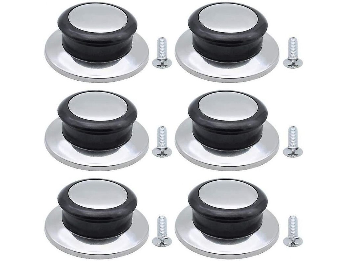 Botão Universal para Tampa de Panelas 6pcs NOVA LINE, Resistente ao Calor