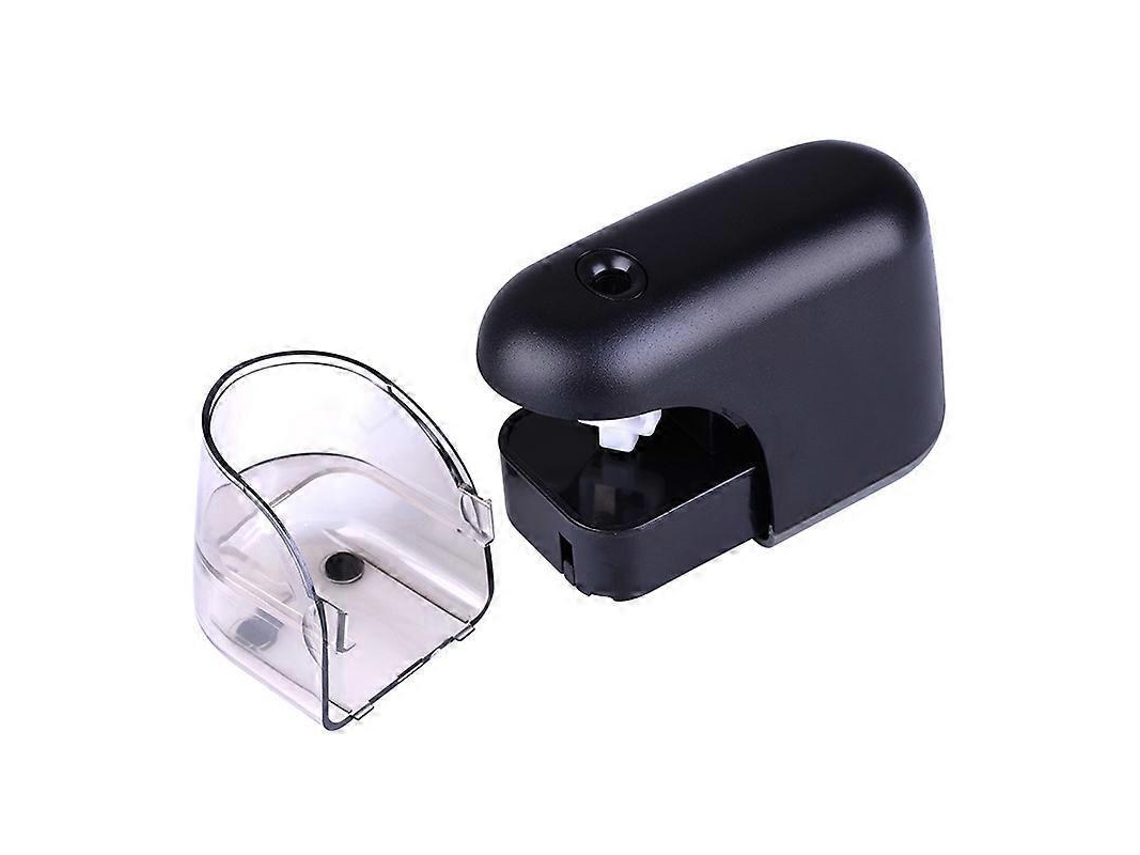 Apontador elétrico Slowmoose com luz LED que acende ao apontar o lápis (preto)