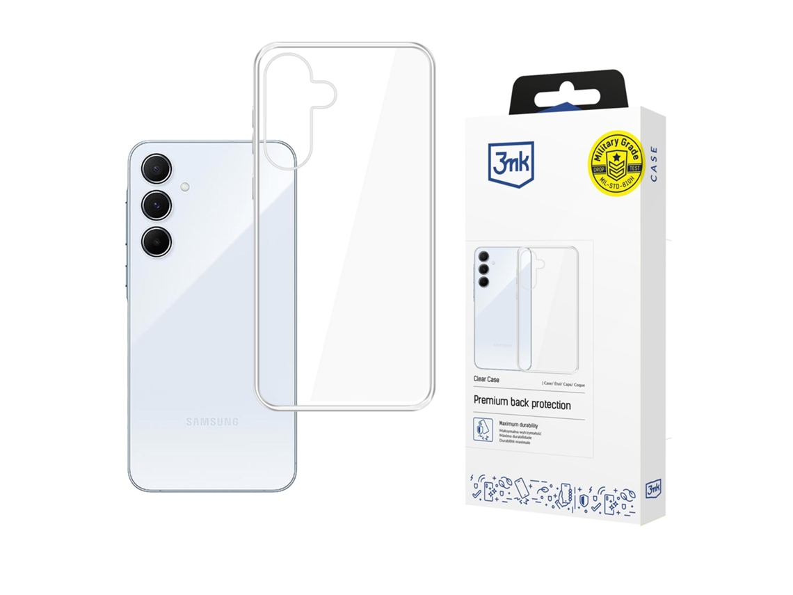 Capa Transparente 3mk Para Samsung Galaxy A57 5g Com Protetor De Tela.