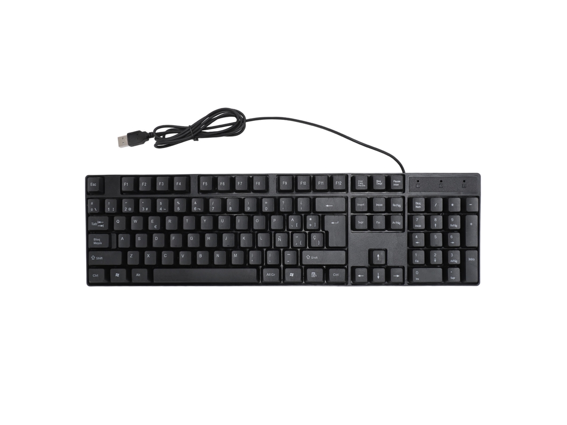 Teclado Usb Com Fio De 104 Teclas Para Línguas Minoritárias