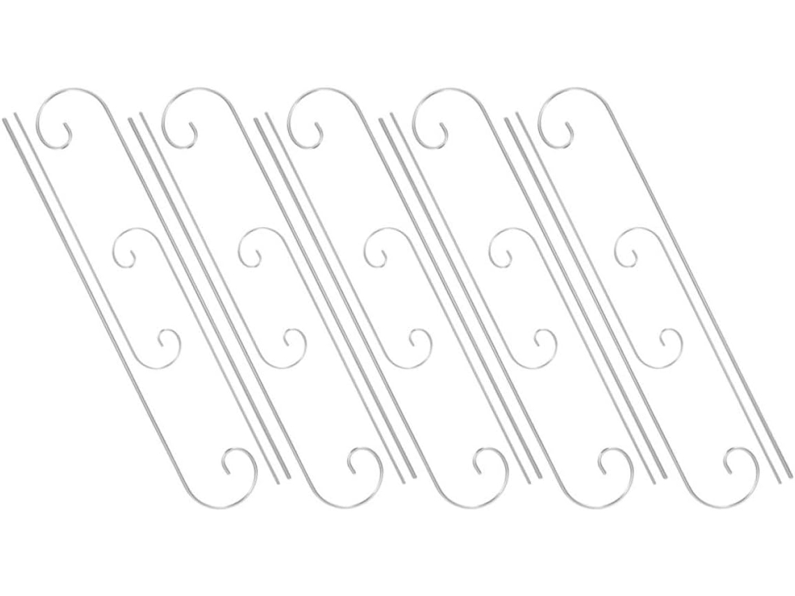 Kichouse Kit de 20 Etiquetas para Plantas, com Ganchos de Metal, 30cm X 40cm com Ponta Curva, para Vegetais, Plantas de CHABERLU