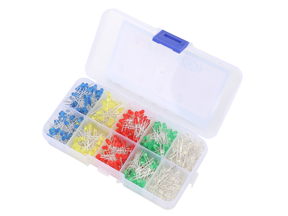 Laxiscreed Conjunto De 500 Lâmpadas Led Coloridas Com Design Redondo Para Iluminação Decorativa