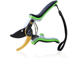 Tijeras De Poda Jardín Profesional 46mm, 3 Velocidades, Mango Ergonómico, Hoja Antirrobo Y Pvc