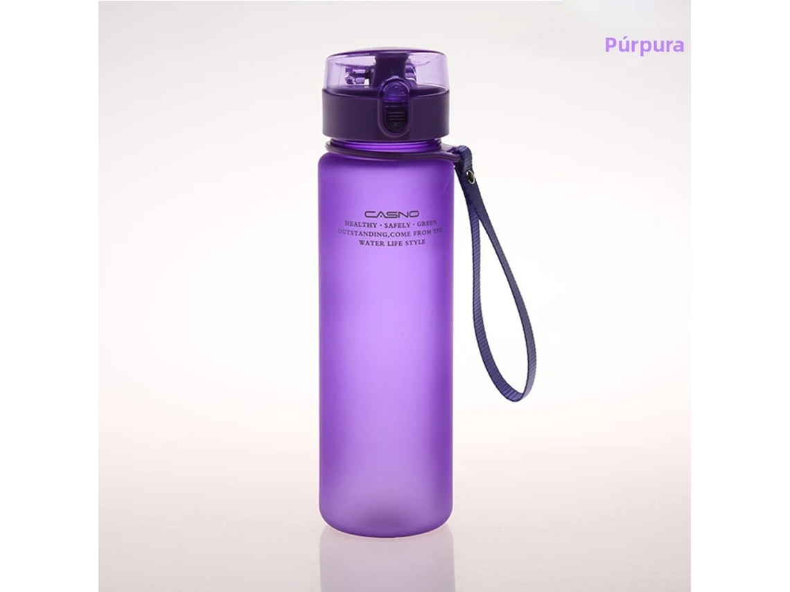Garrafa de Água Esportiva Unissex, À Prova de Vazamentos e Livre de Bpa. MDUG (roxa 560ml)