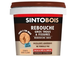 Rebouche Madeira Sinto Sintobois 500 G Madeira Clara Pasta Cremosa Fácil De Aplicar.