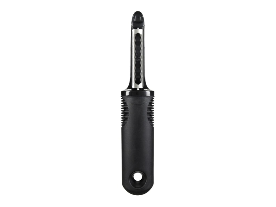 Descascador De Batatas Com Cabo Silicone, Utensílio De Cozinha Para Legumes, Preto